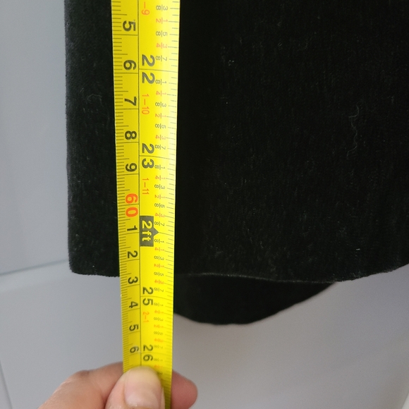 Black Velvet Nehru Jacket - Picture 4 of 6